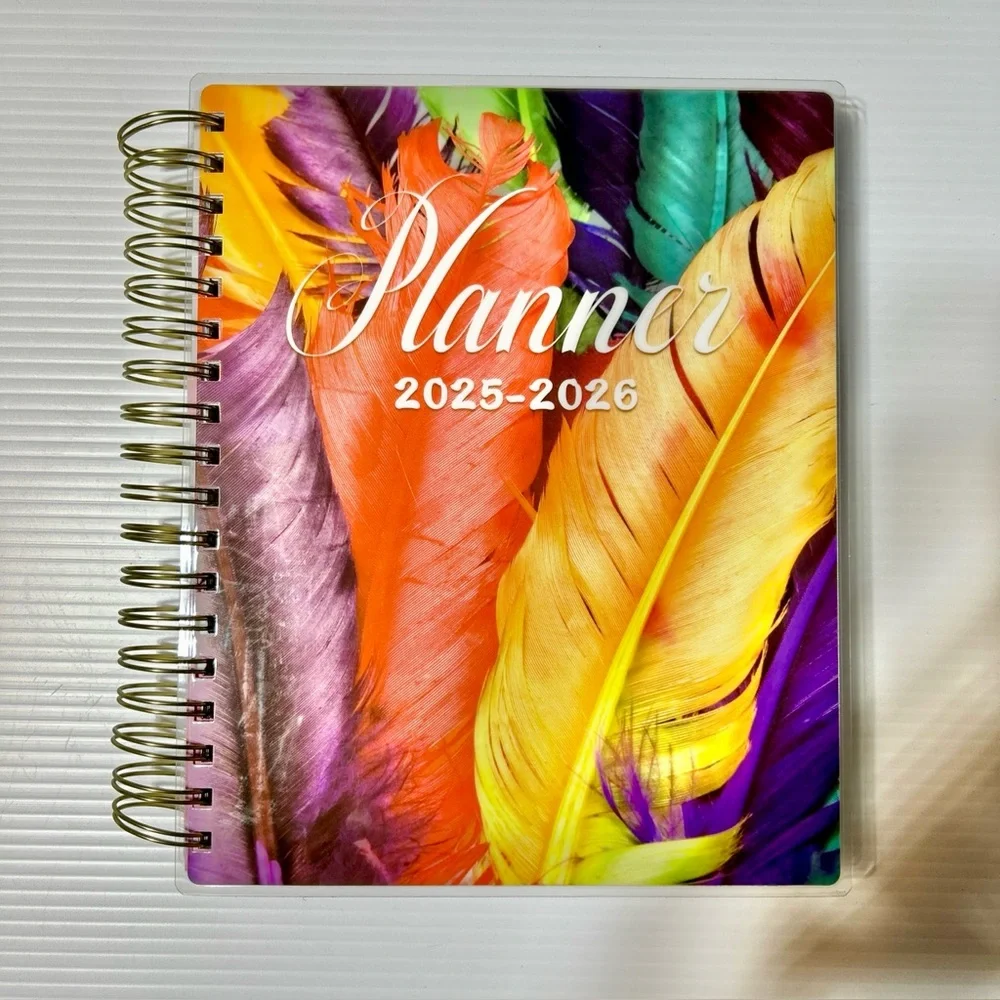 Planner 2025-2026 Monthly Daily Weekly Montcool NEW Spiral Bound Laminated